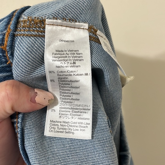 Madewell Pull-On Relaxed Jeans Beswick Wash Size XL - Picture 13 of 13